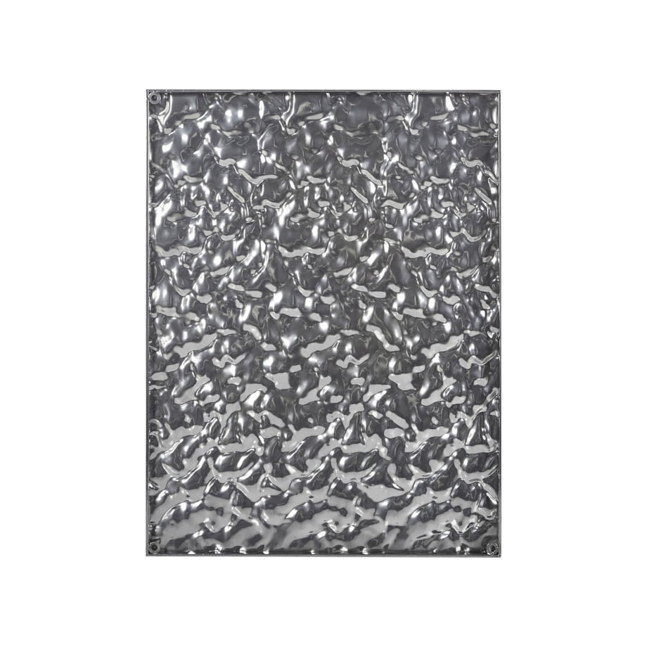 Dekoracja ścienna COIMBRA Metal Srebrny 79 cm