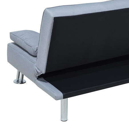 Sofa rozkładana dla 3 osób ROXEN Jasnoszary