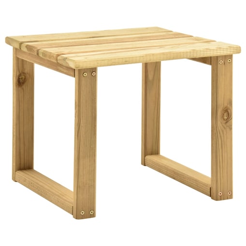 vidaXL Stolik do leżaka, 30x30x26 cm, impregnowane drewno sosnowe