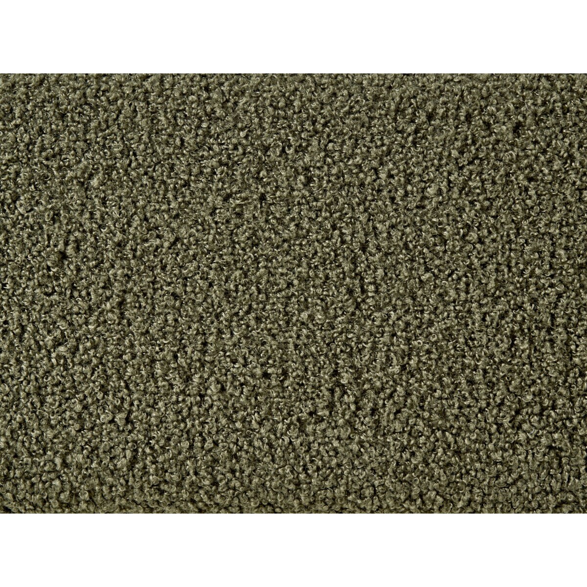Łóżko bez zagłówka Boucle ROANNE 140 x 200 cm Ciemnozielony
