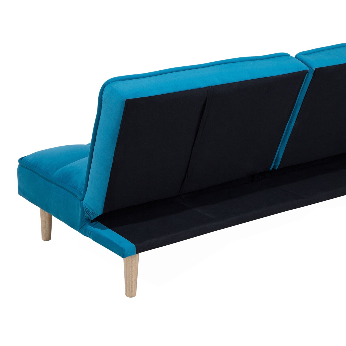 Sofa rozkładana niebieska SILJAN