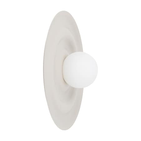 Kinkiet Tk Lighting Onda Kaszmirowy Beż M Falowany Okręgi Klosz 1Xg9
