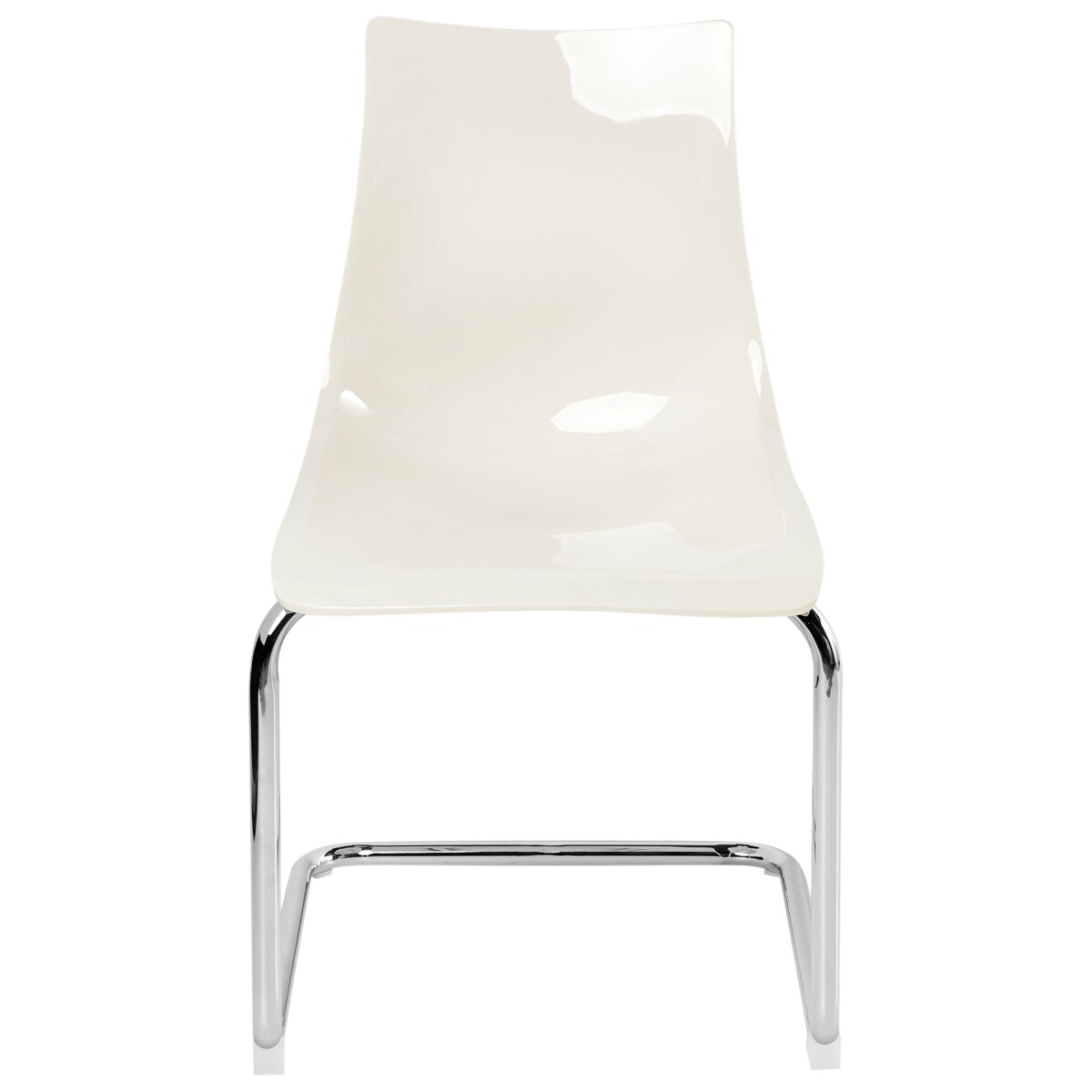 Zestaw 2 krzeseł do jadalni MARSHALL Złamana biel