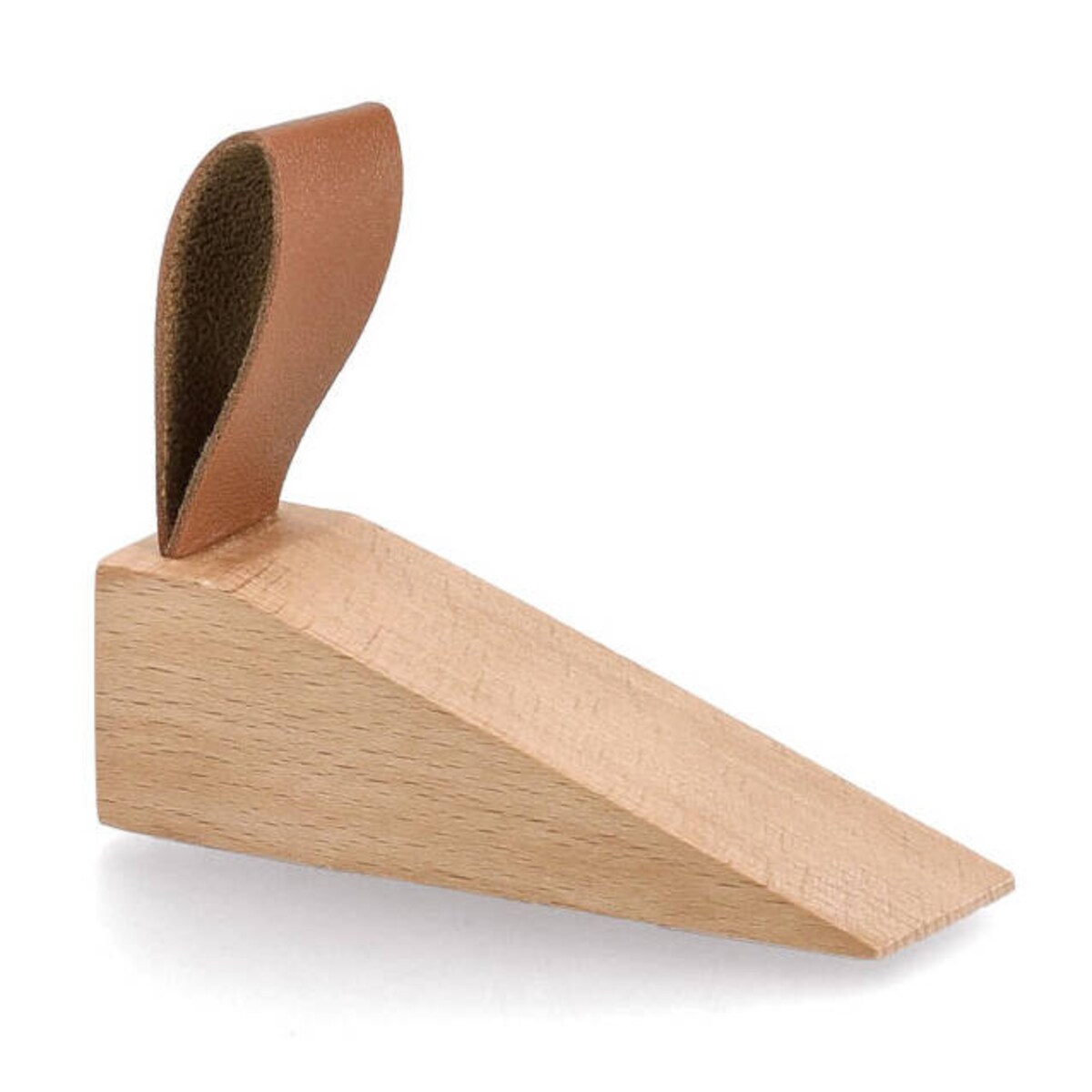 Stoper klin do drzwi z drewna bukowego