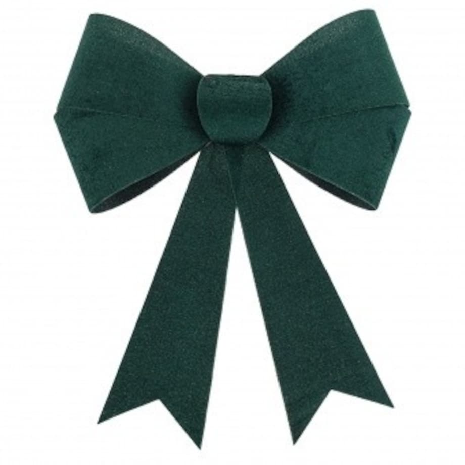 Dekoracja - kokarda kpl. 4 szt. 35x30x5 cm ARCUS butelkowa zieleń