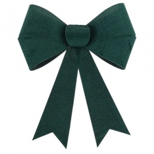 Dekoracja - kokarda kpl. 4 szt. 35x30x5 cm ARCUS butelkowa zieleń