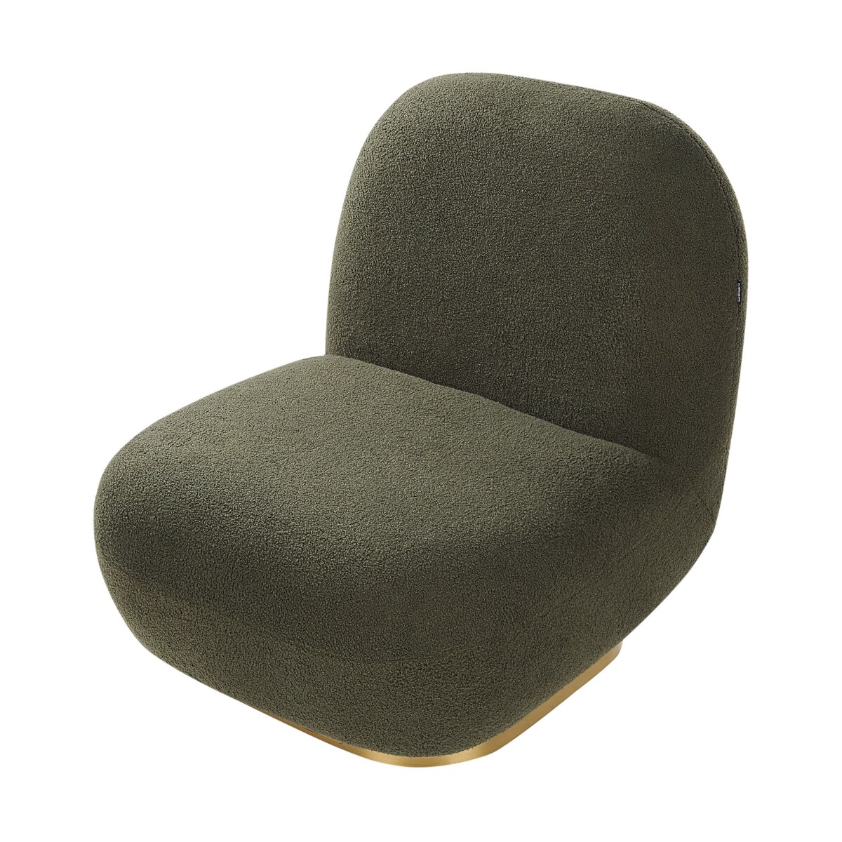 Fotel boucle zielony LOVIISA