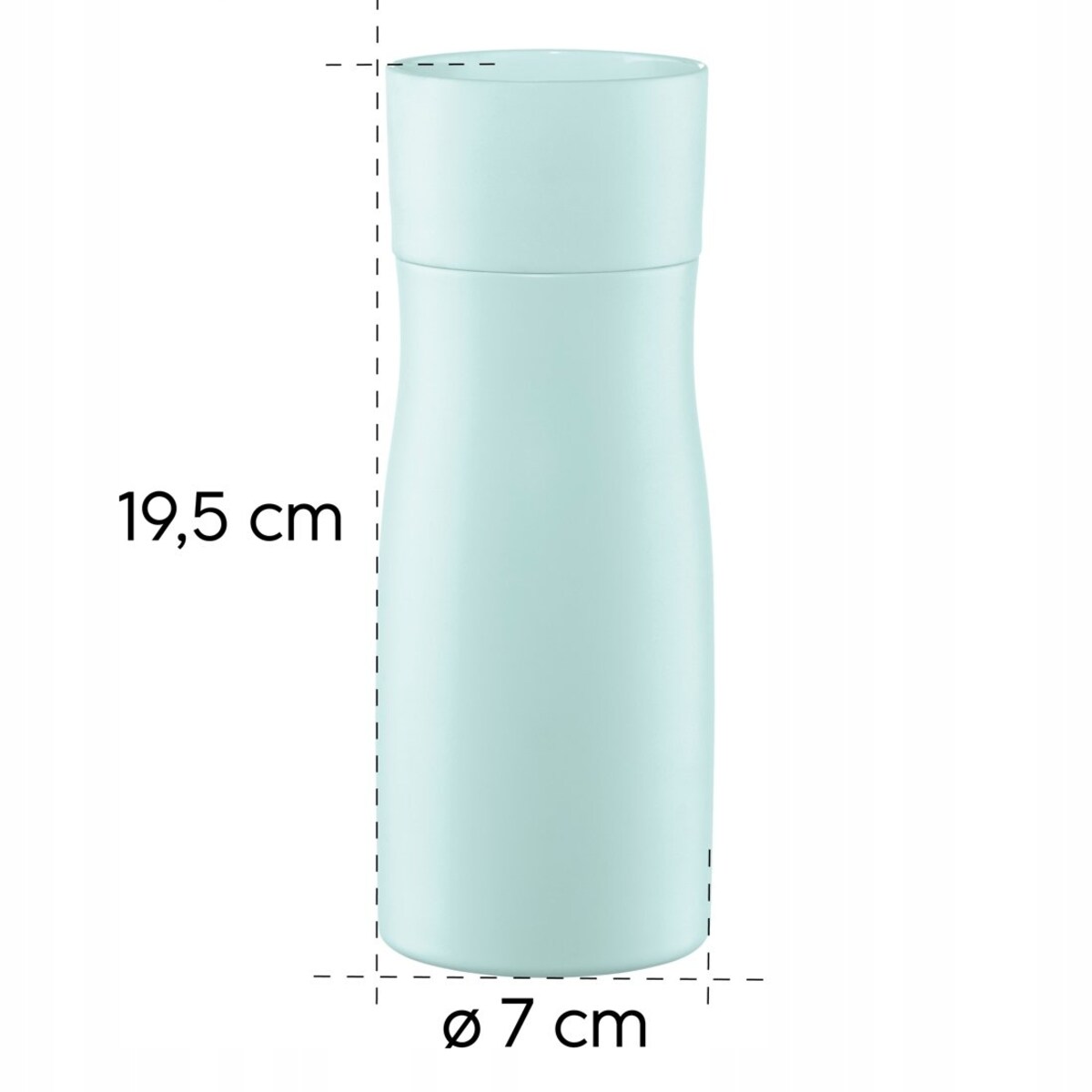 XAVAX Kubek termiczny bidon termos miętowy 400 ml