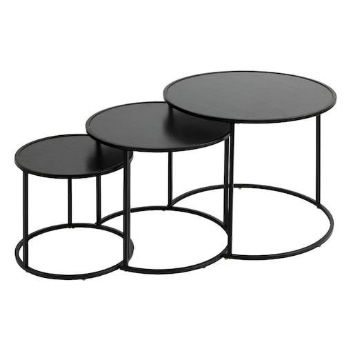 Zestaw trzech stolików pomocniczych NOAN