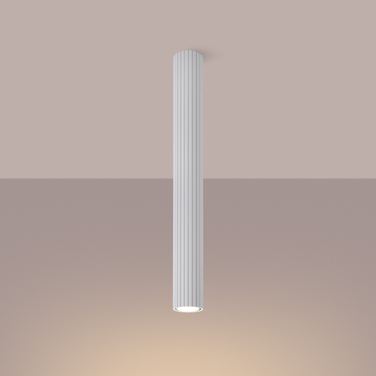 Plafon KARBON 60 biały