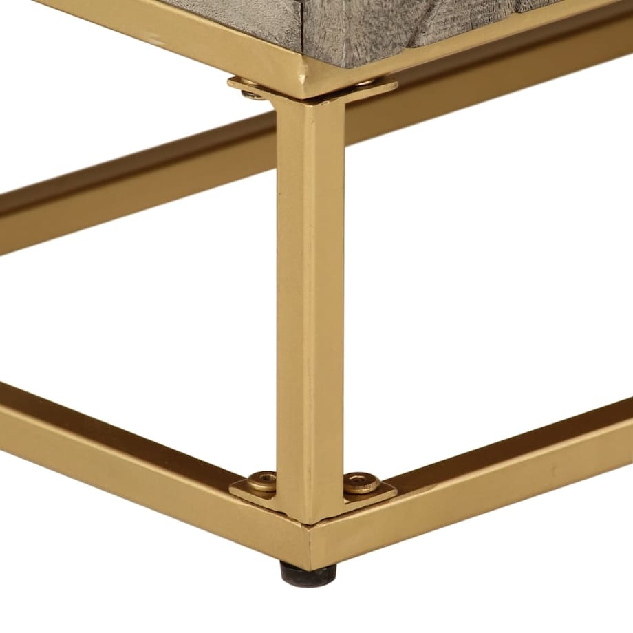 vidaXL Komoda, 55x30x76 cm, lite drewno mango i żelazo