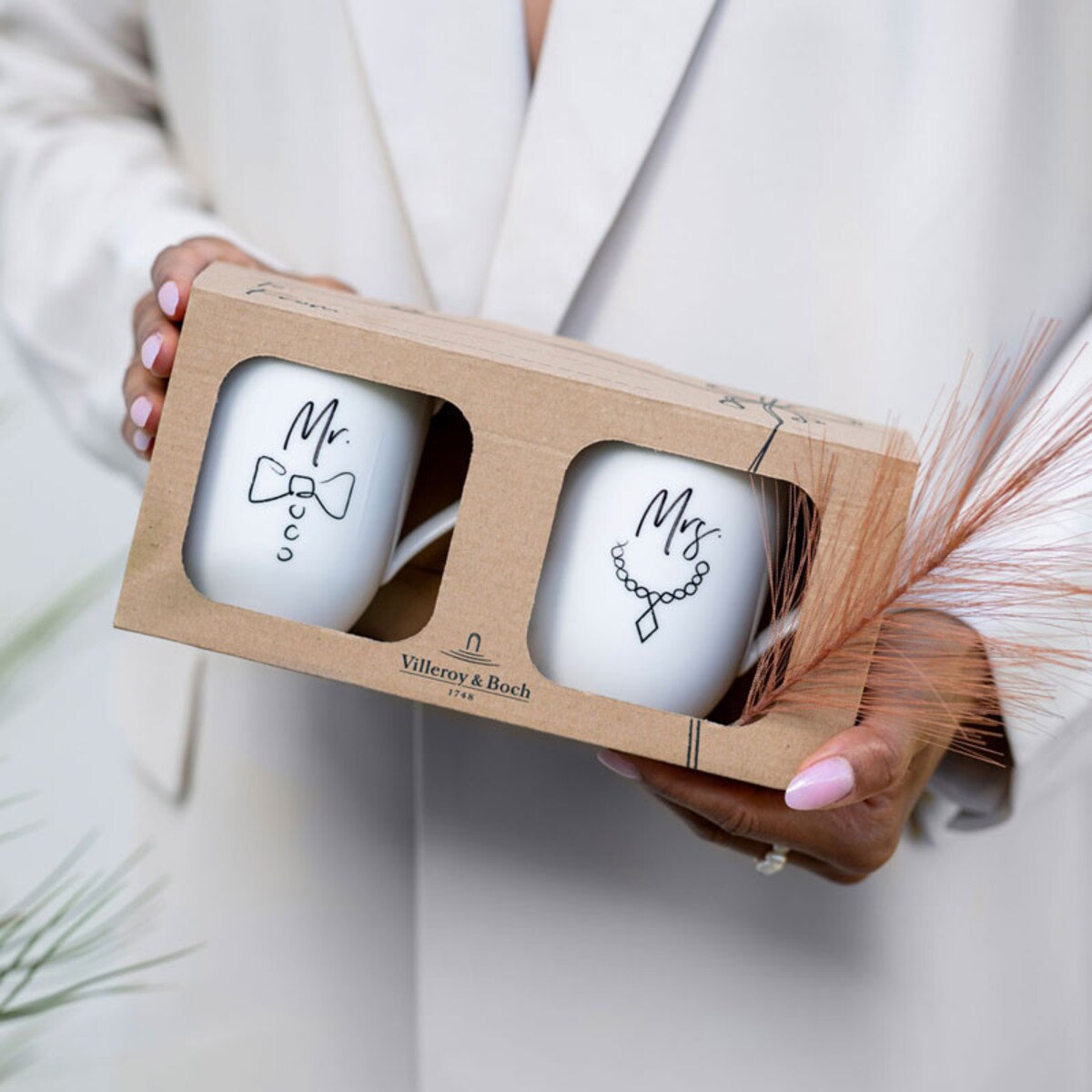 Kubki Mrs & Mr zestaw 2 szt Statement, 290 ml, Villeroy & Boch