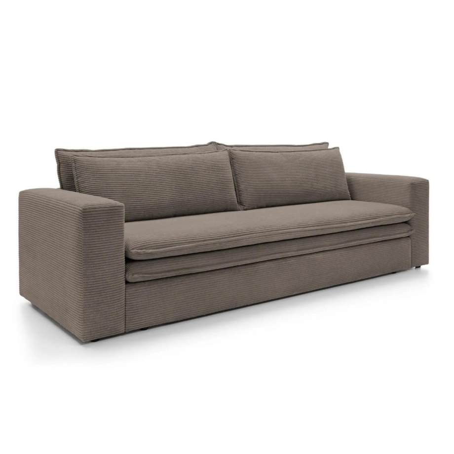 Sofa rozkładana LUNA jasna brązowa