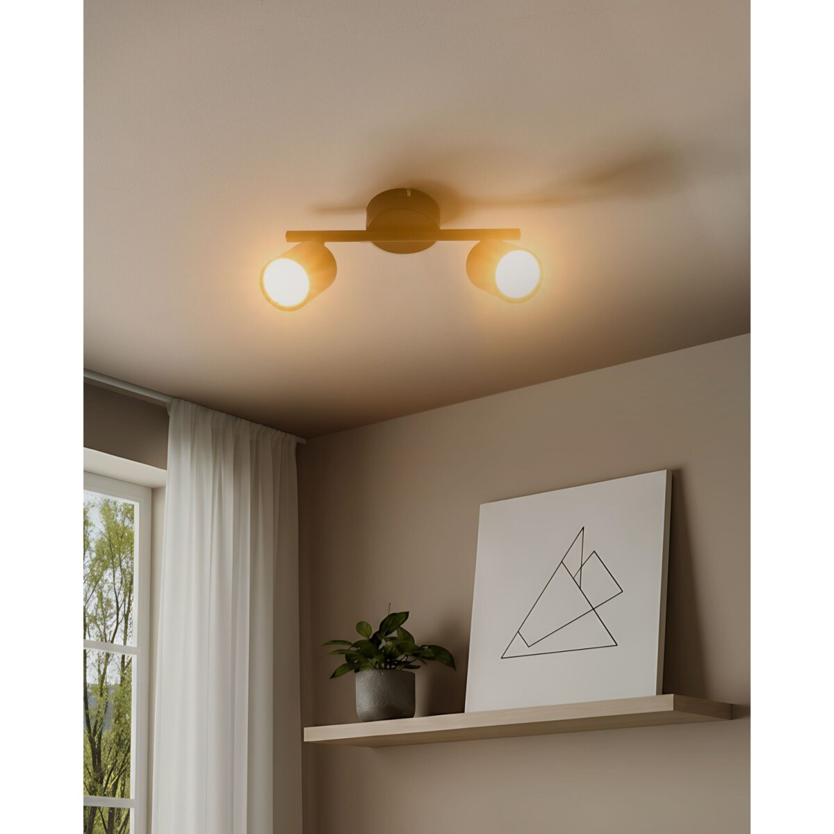 Lampa spot 2-punktowa NYANDO Metal Czarny