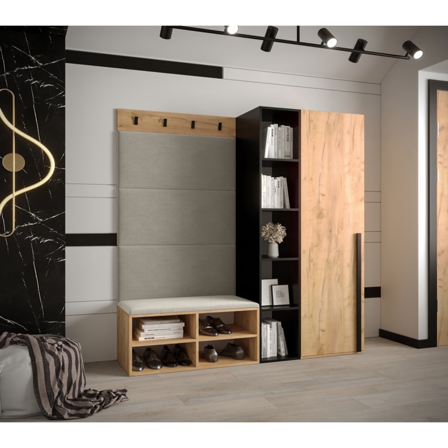 Garderoba do przedpokoju Abiks MIRO 1 craft+manila02