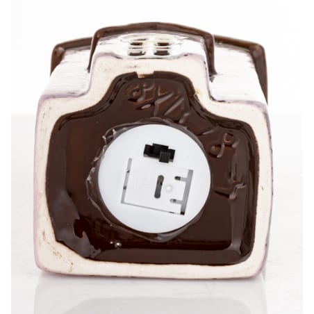 Domek kamienica LED 16x7,5x7 cm BALAY różowy