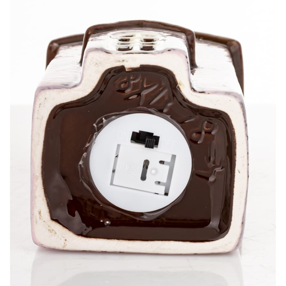 Domek kamienica LED 16x7,5x7 cm BALAY różowy