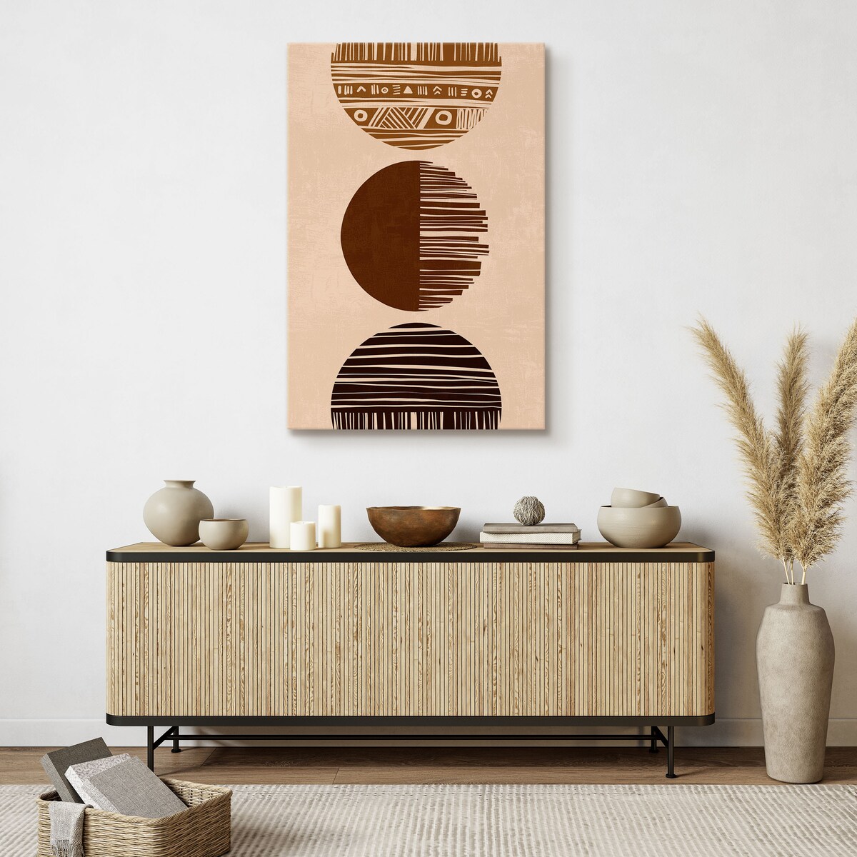 Obraz Azteckie Okręgi Boho 30x40cm