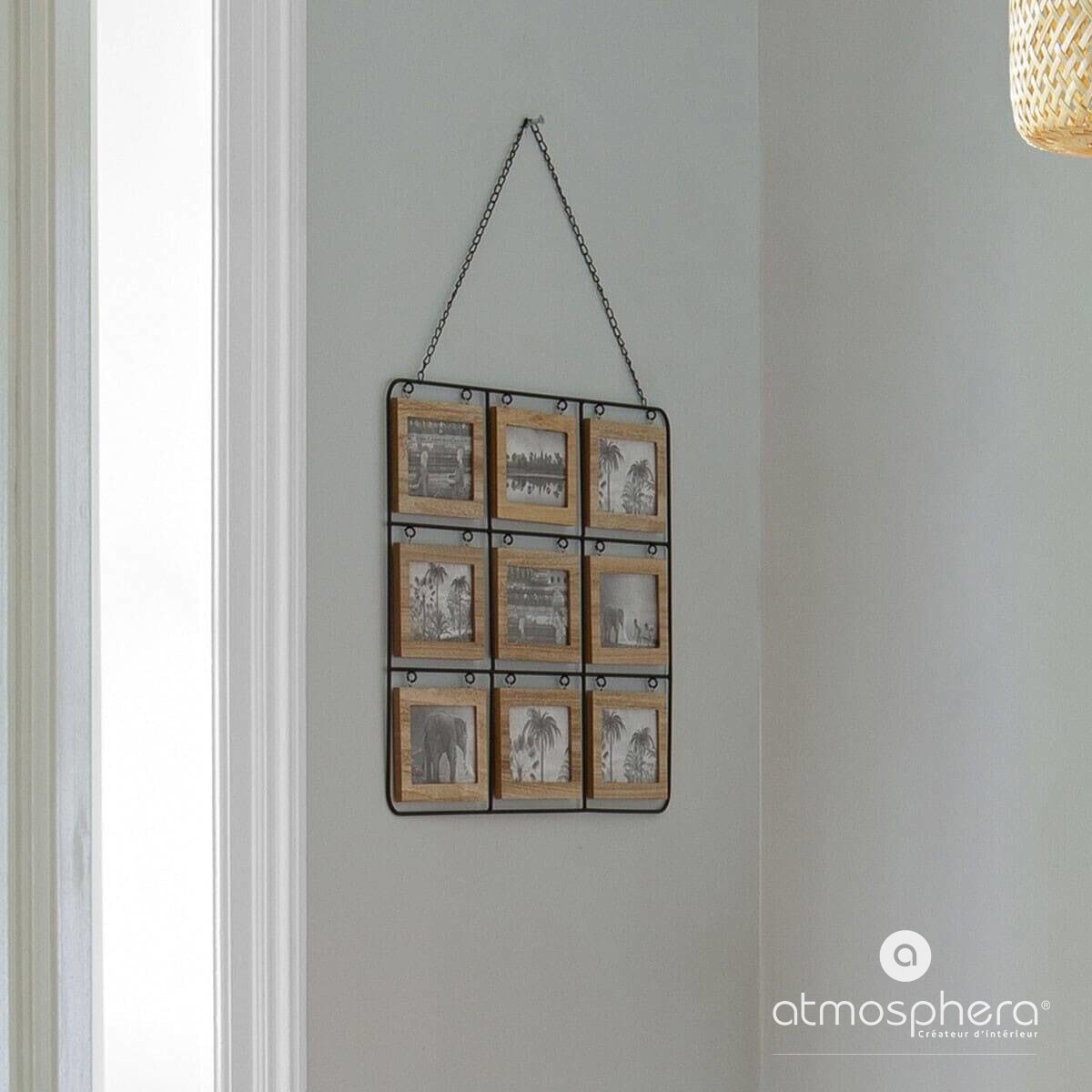 Ramka na 18 zdjęć dwustronna, 64 x 50 cm, galeria do zdjęć