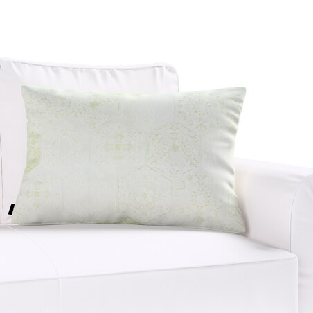 Poszewka Kinga na poduszkę prostokątną 47x28 zielony ornament