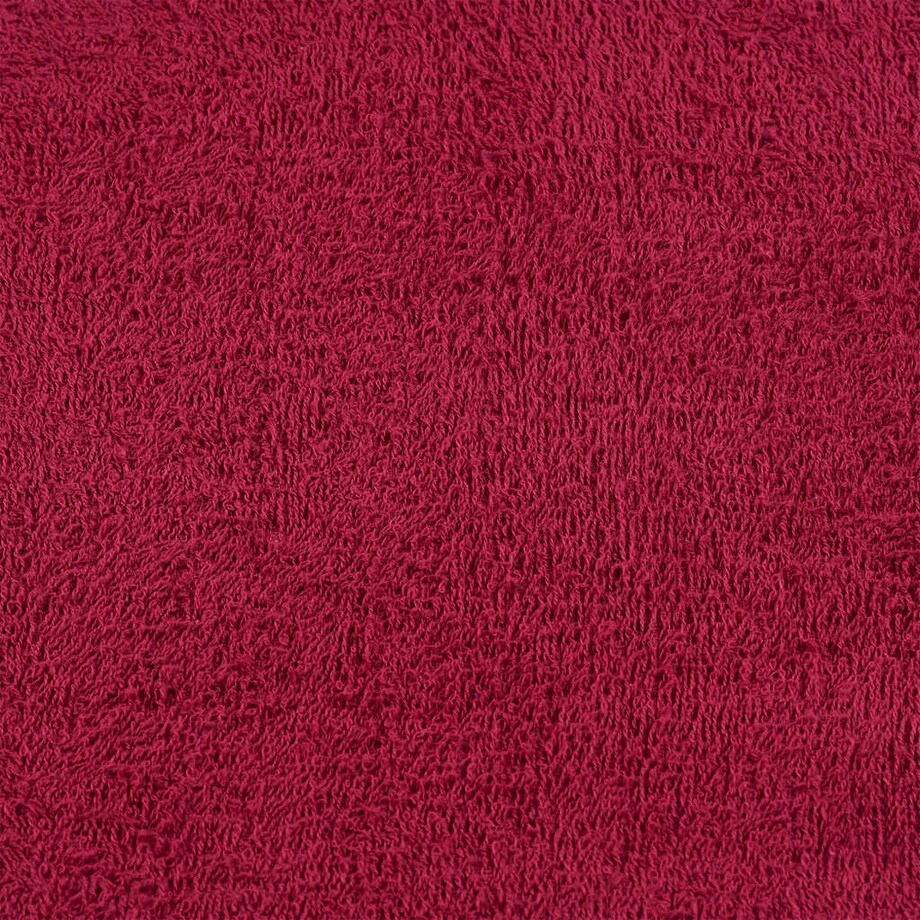 vidaXL Ręczniki, 2 szt., bordowe, 100x200 cm, bawełna 100%