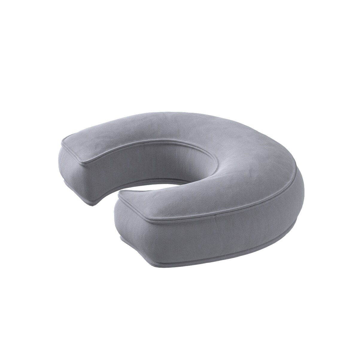 Poduszka literka C, srebrzysty szary, 30x40cm, Posh Velvet