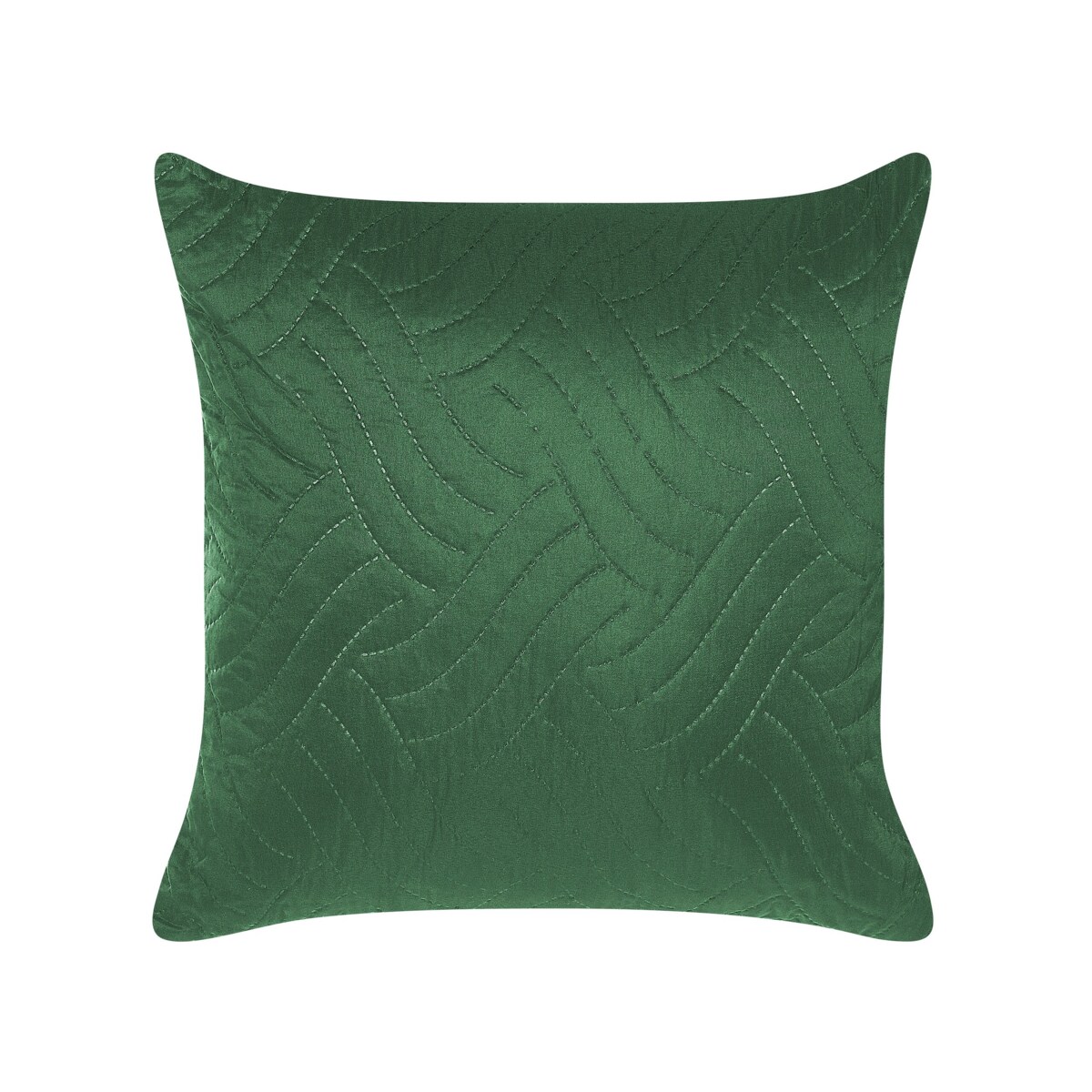 Komplet narzuta z poduszkami tłoczony 200 x 220 cm zielony BABAK