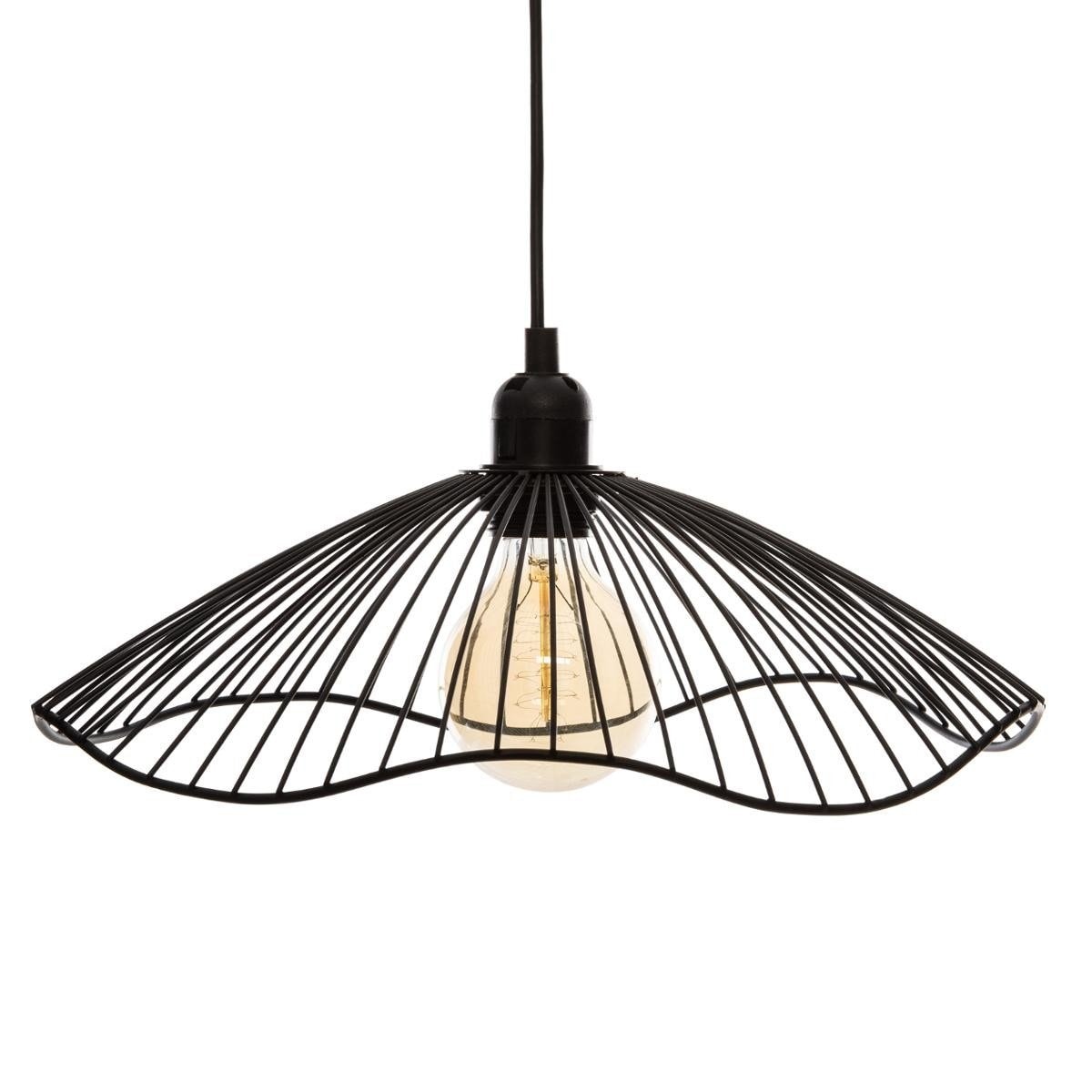 Lampa wisząca GALT, metalowa, Ø 34 cm