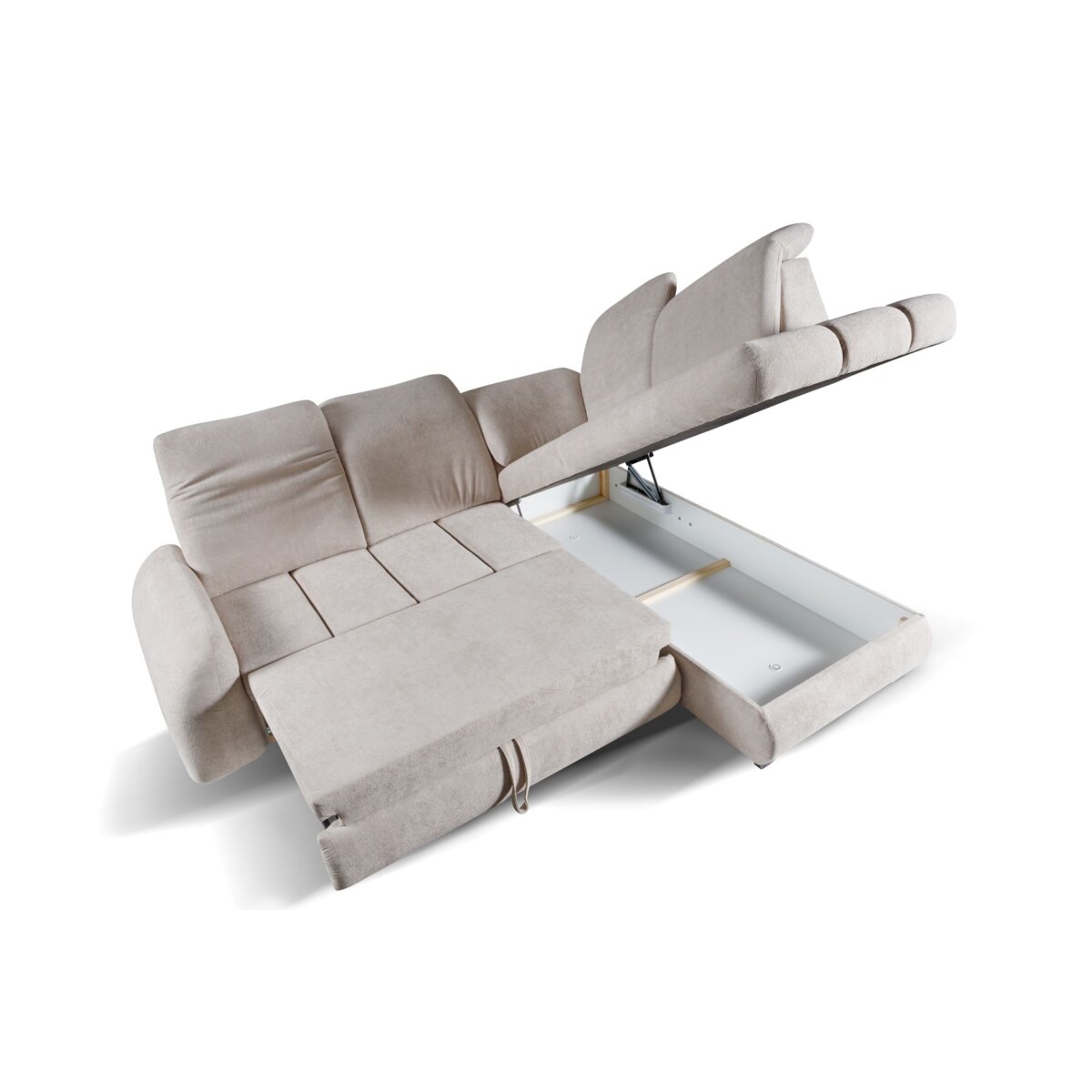 Wygodny Narożnik ONLY z regulowanym zagłówkiem, prawostronny