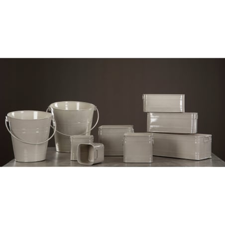 2 szt. DONICZKA LUKE styl loft SZARA XL