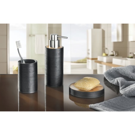 Kleine Wolke Kyoto Szczotka WC ze stojakiem czarny