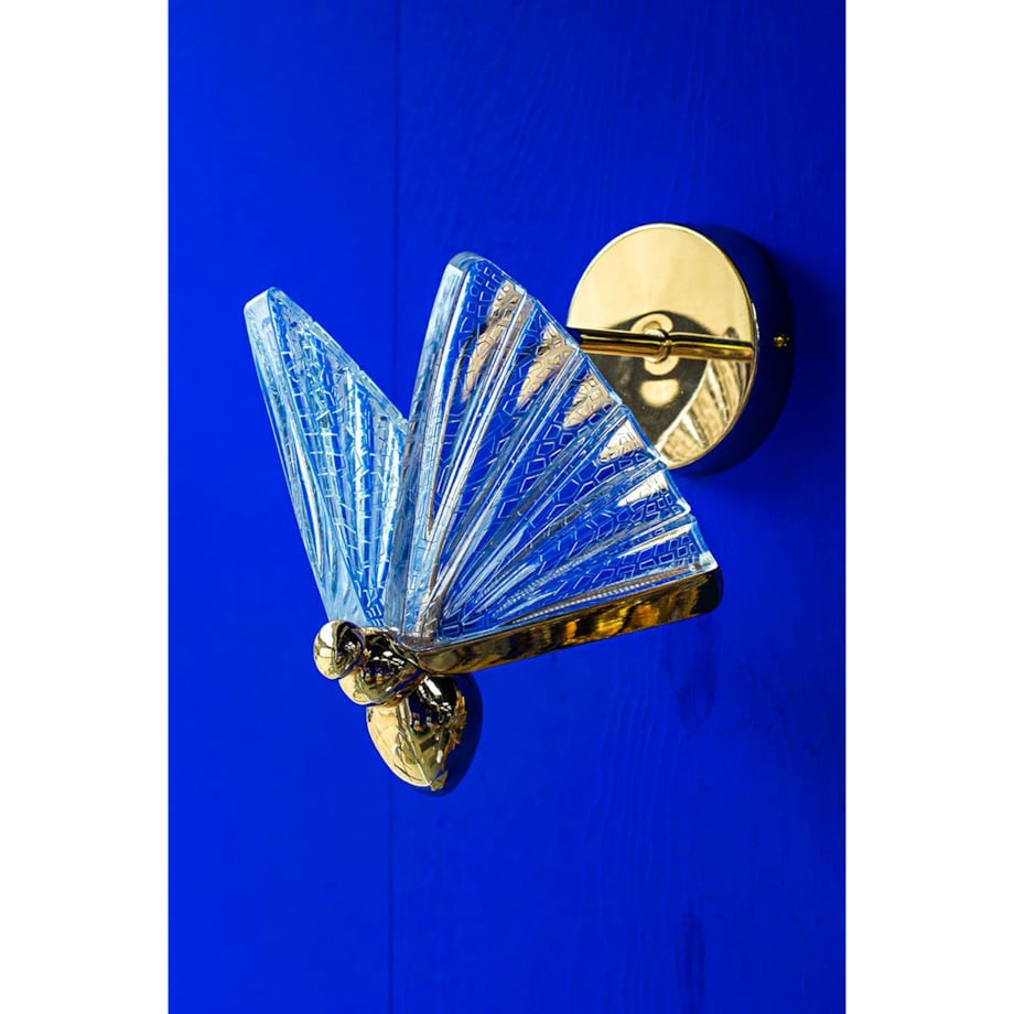 Ścienny kinkiet Butterfly MSE010100323 motyl złoty