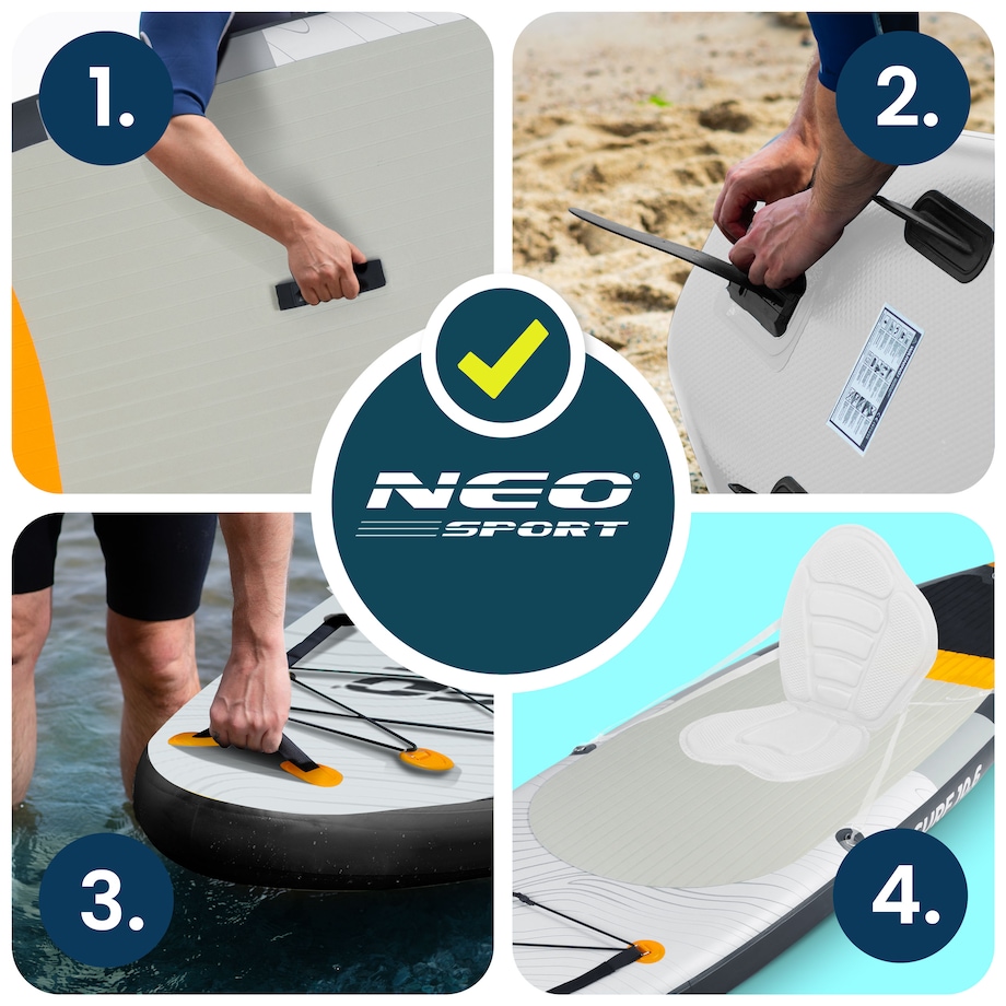 Deska SUP do pływania pompowana Paddle Aquasurf 320cm Neo-Sport