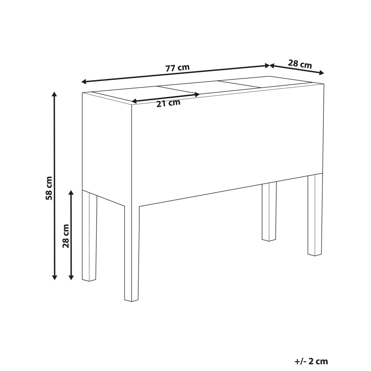 Donica kwietnik z technorattanu czarna CARAGANA