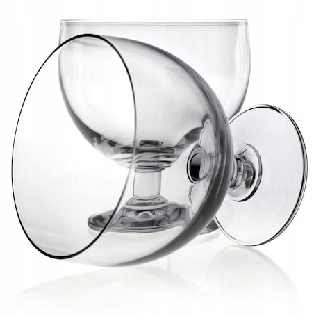 Pucharki Czarki na Lody Desery Szklane Krosno Tasting 6 szt Klasyczne Zestaw