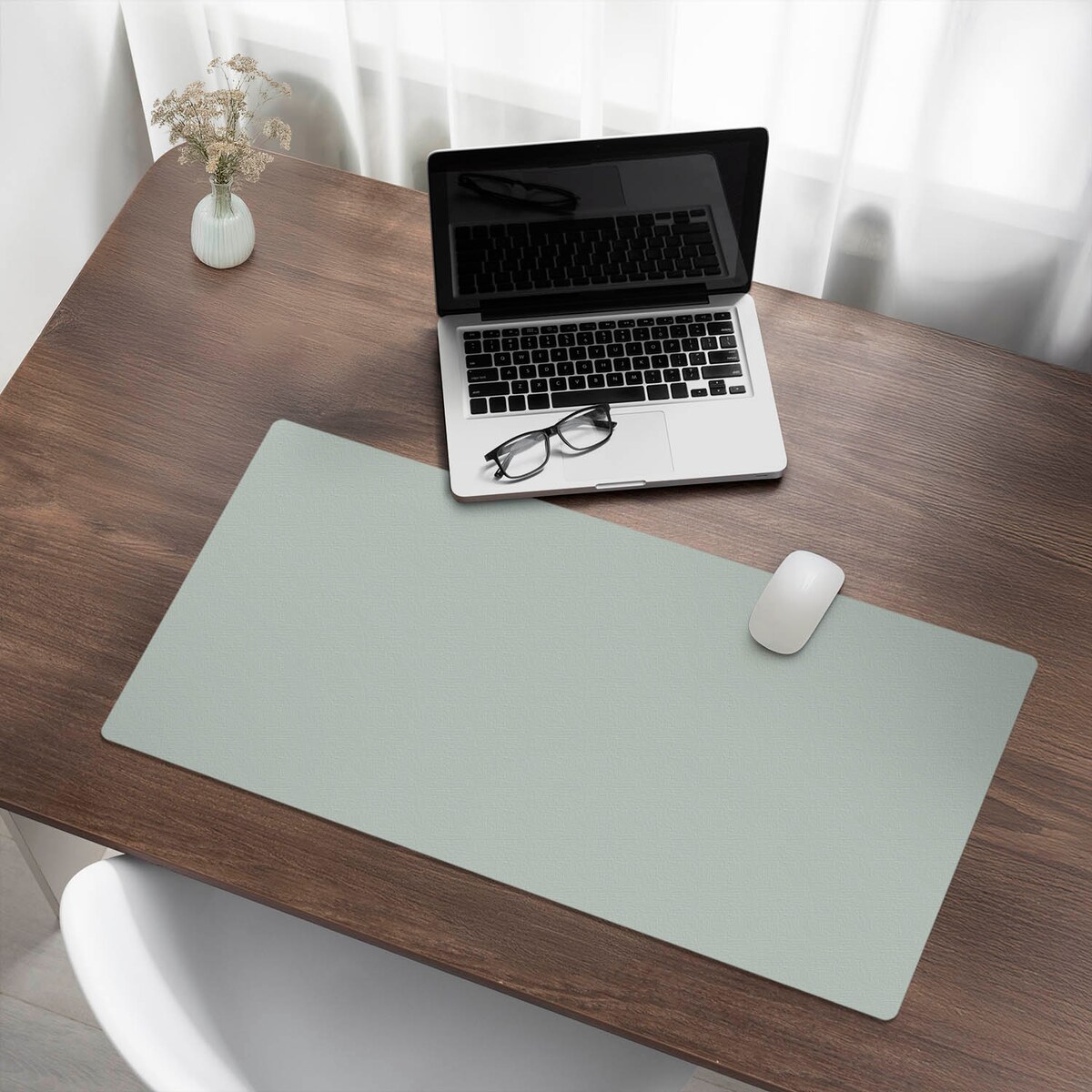 Zielona mata na biurko Kolor Jasnozielony, 90x45 cm