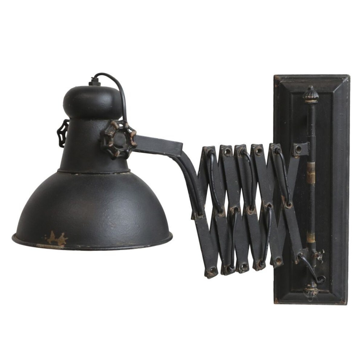 Kinkiet metalowy postarzany z wysięgnikiem Factory