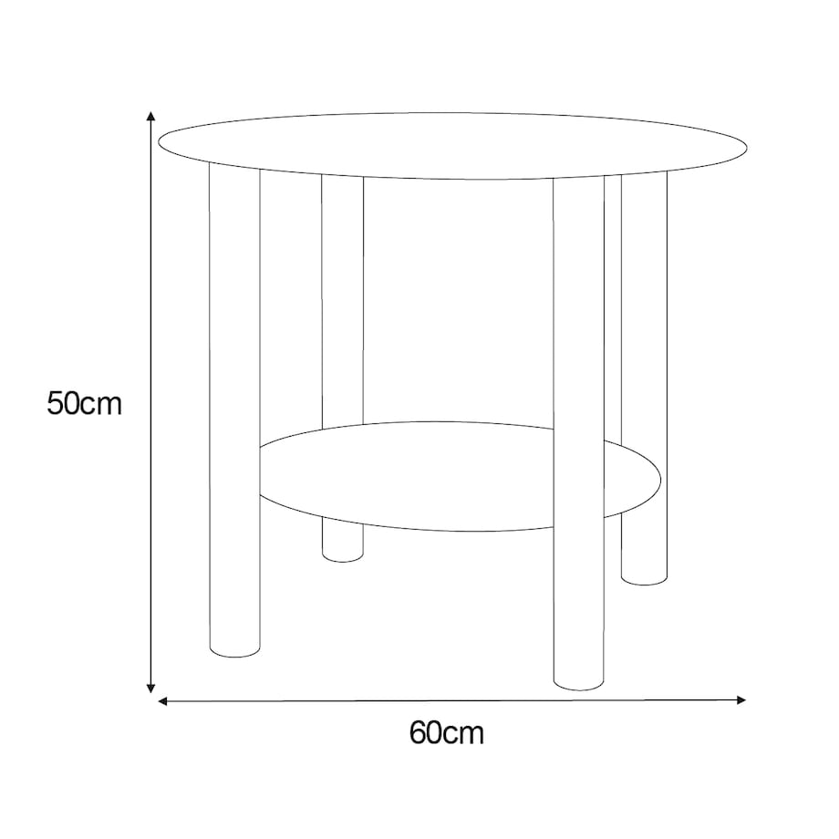 Meble dekoracyjne KS-09 STOLIK z serii KAJA HOME