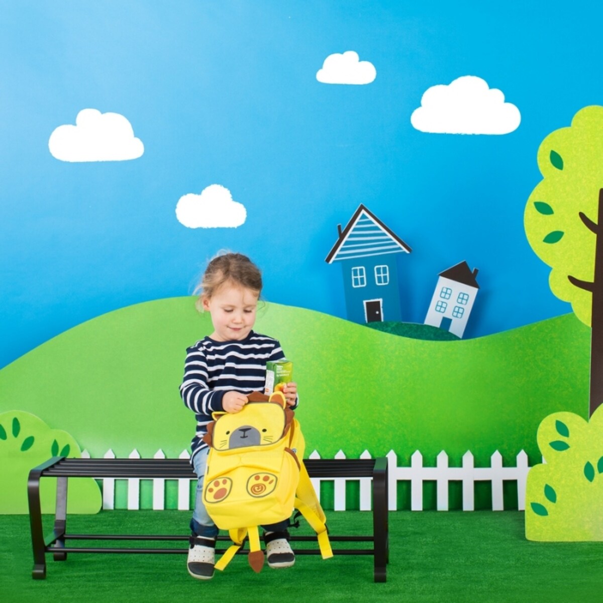 Plecak Toddlepak Trunki Lew Leeroy - żółty