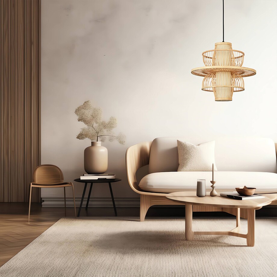Lampa wisząca Light Prestige Astra drewno 1 x E27 1 szt.