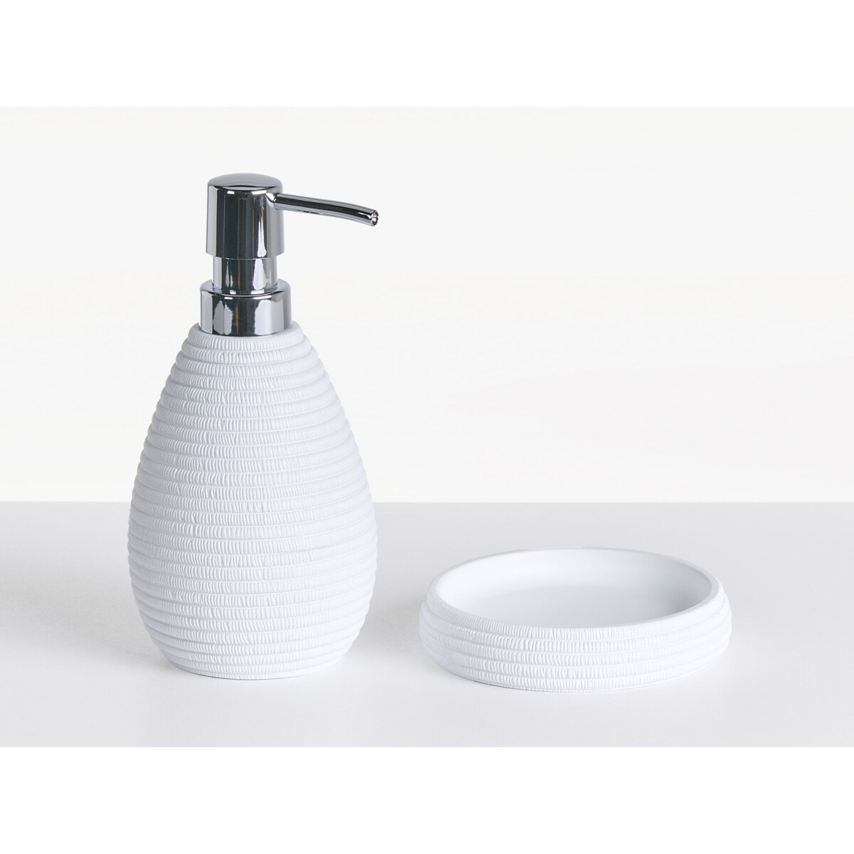 Zestaw akcesoriów łazienkowych 5 elementów QUILA Biały