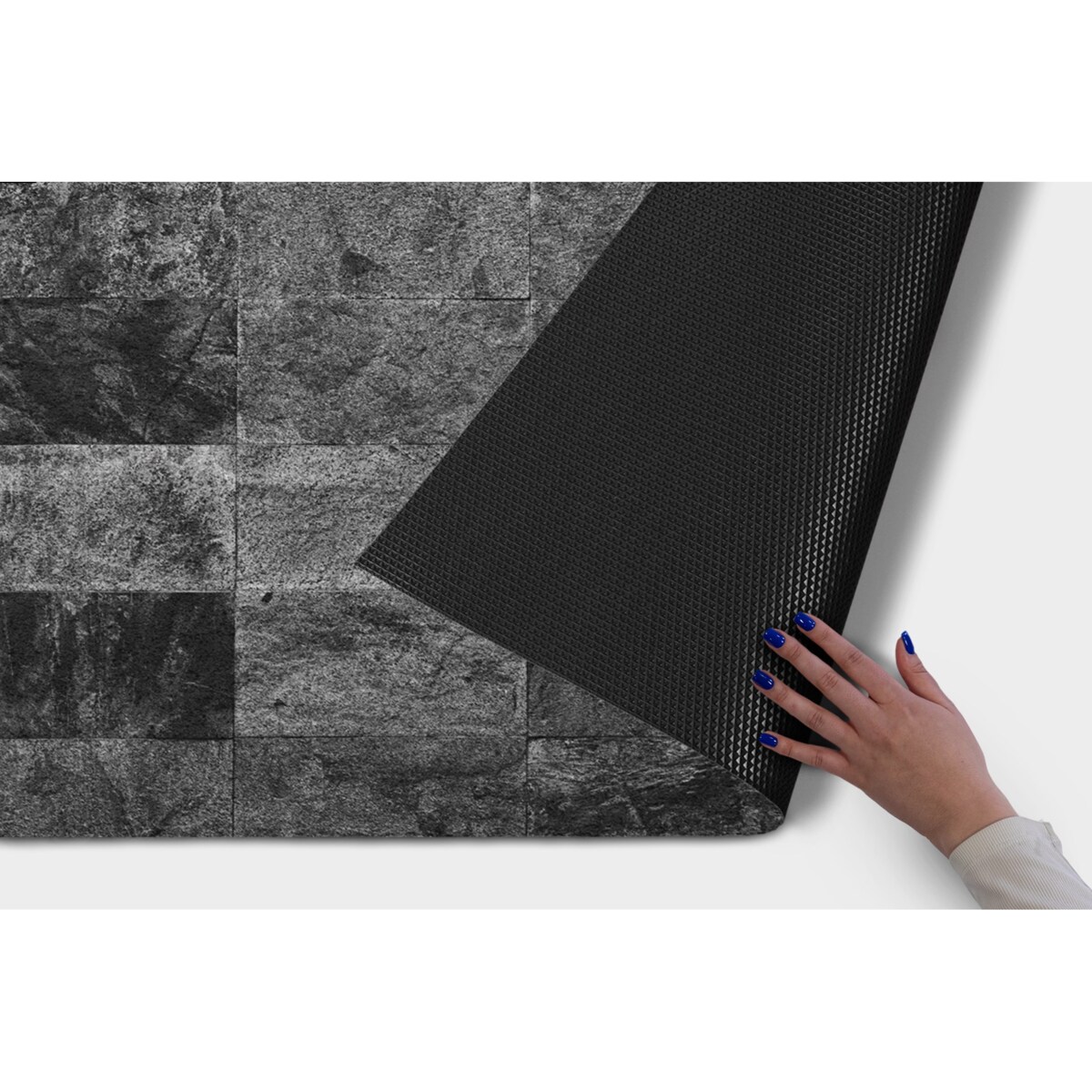 Wycieraczka zewnętrzna XXL Marmurowe płytki 150x100cm