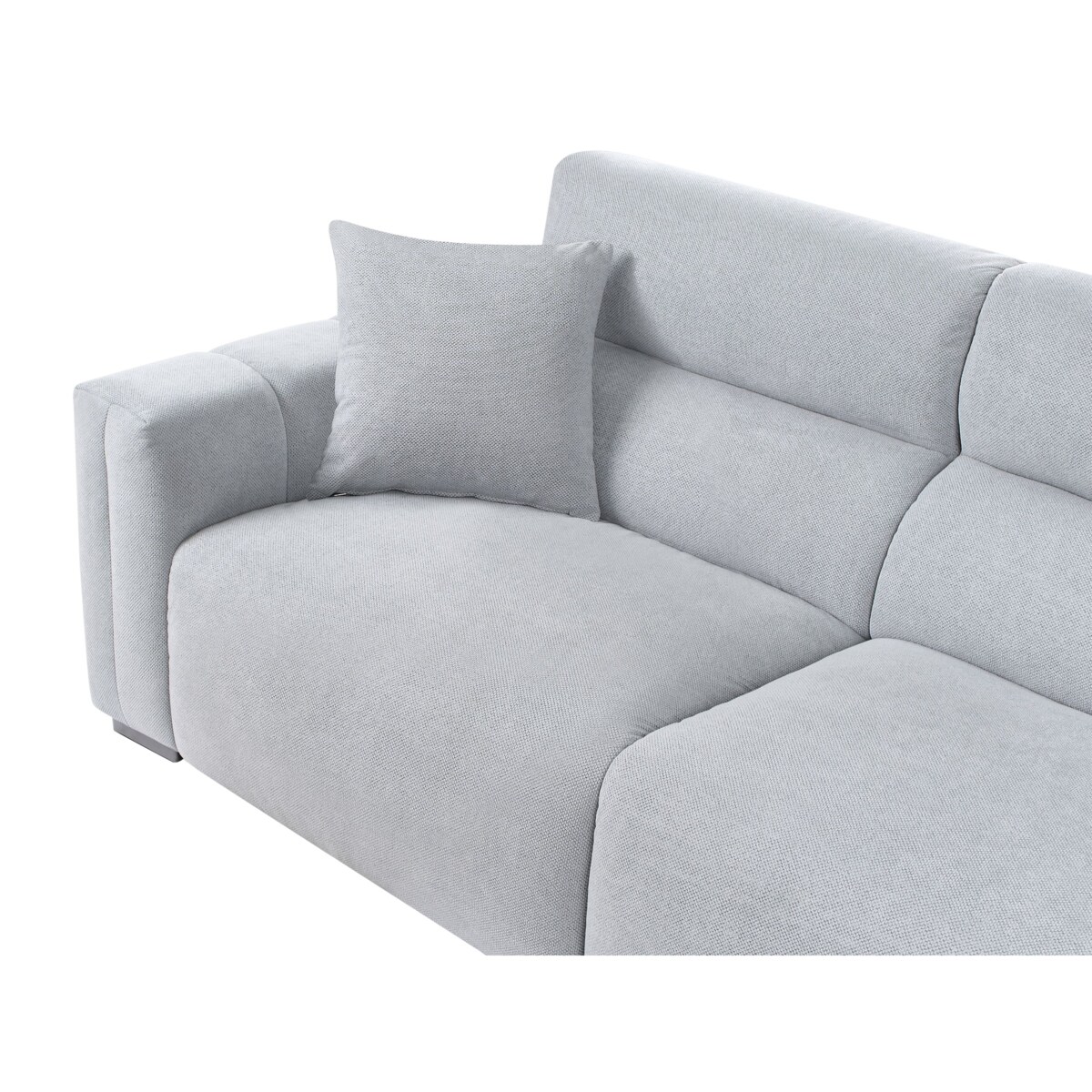 Sofa 3-osobowa jasnoniebieska FAUSKAN