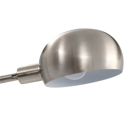 vidaXL Lampa stojąca, 200 cm, 5 x E14, srebrna