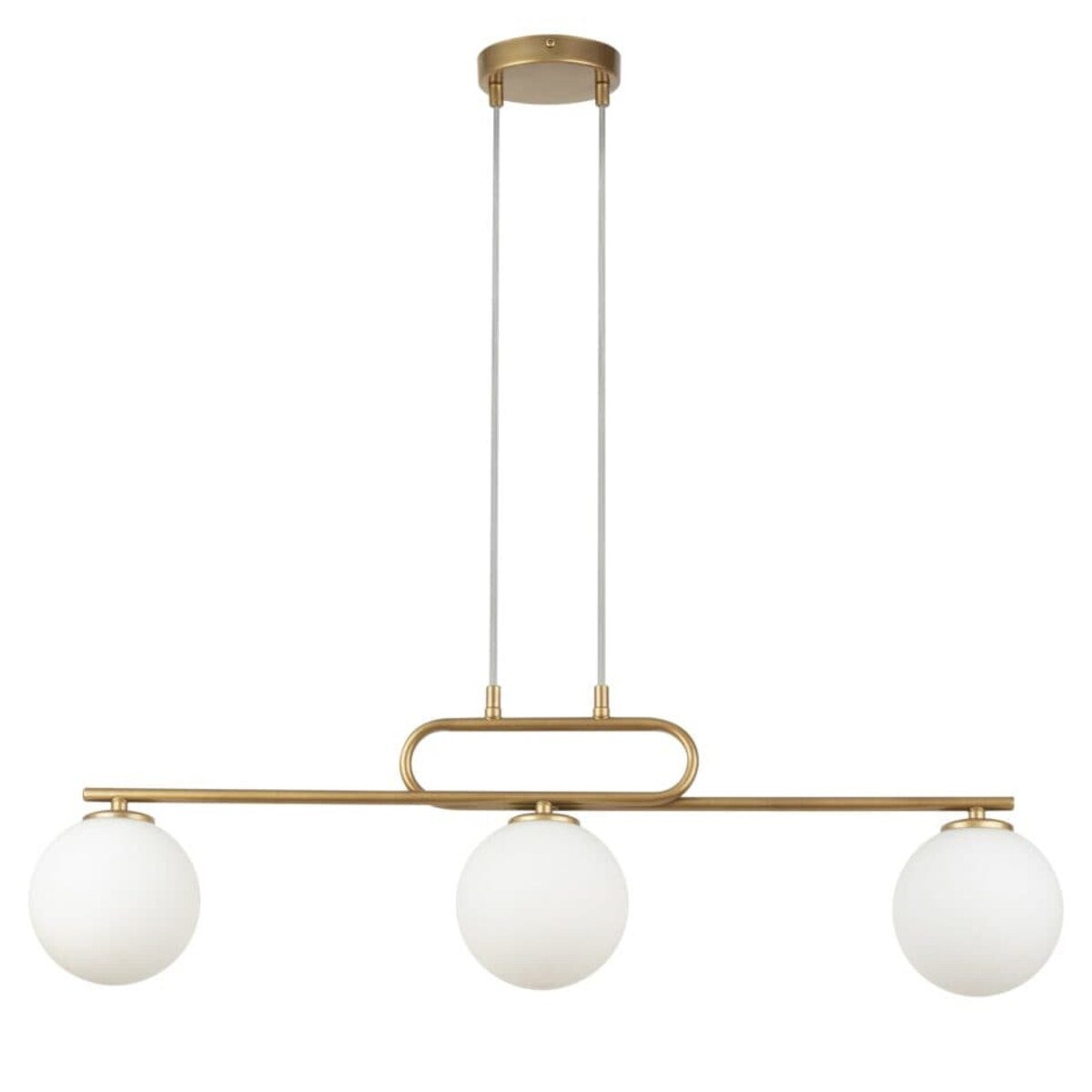 Lampa nad stół zwieszana Tes 33633 Sigma molekuły kule szklana złota