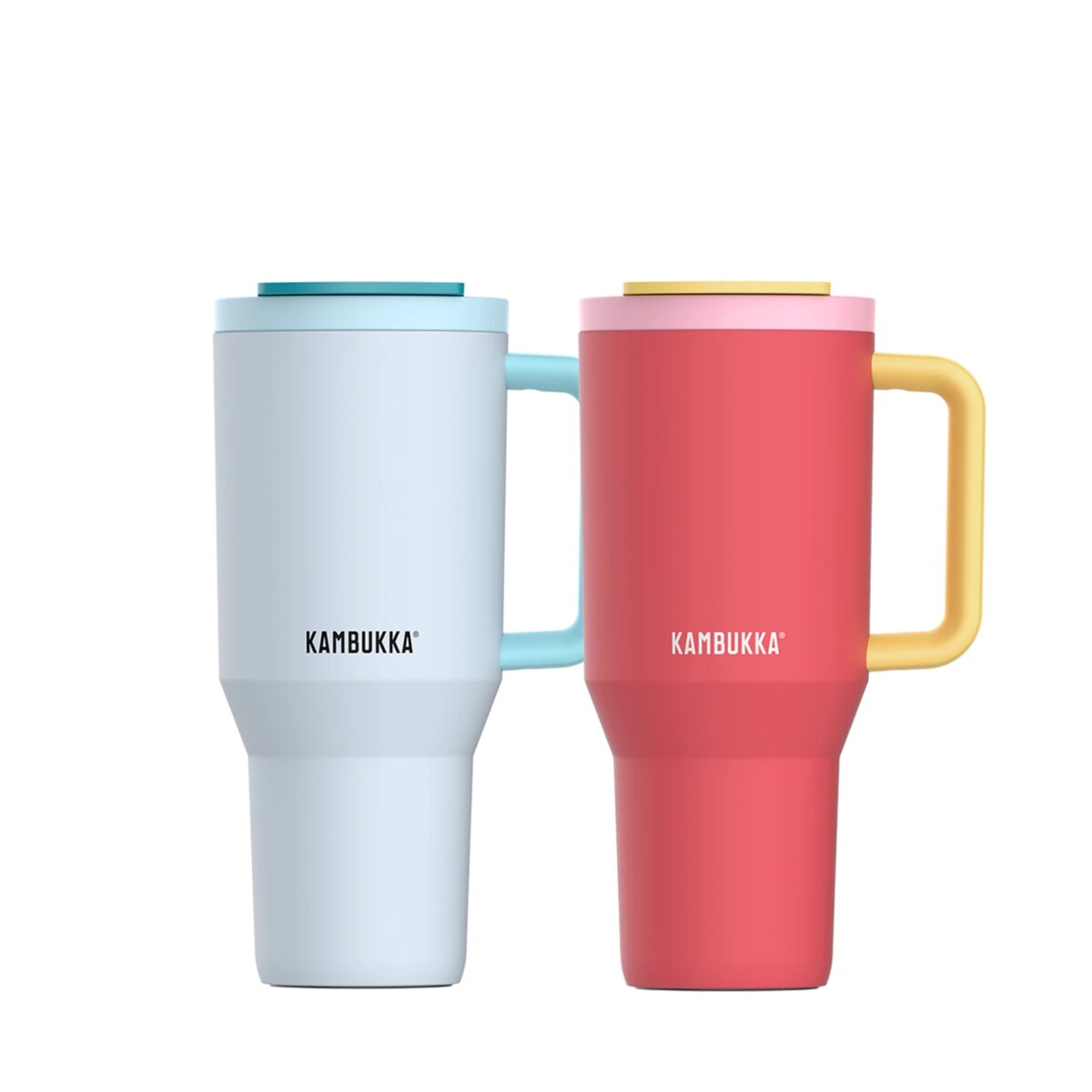 Kubek termiczny ze słomką Rio Kambukka 2x 950ml Zestaw RIO Tropical Frost