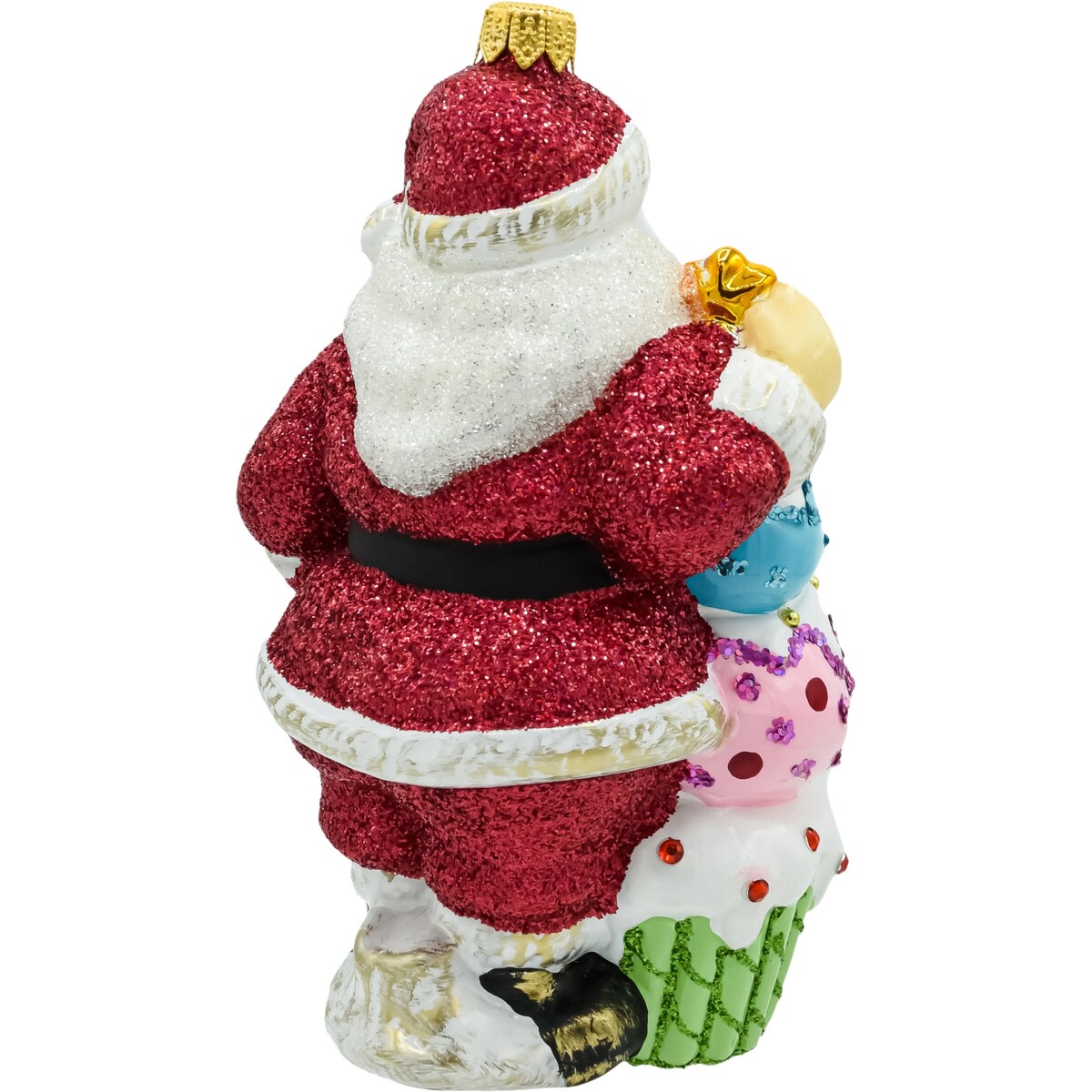 Bombka choinkowa: Święty Mikołaj cukiernik