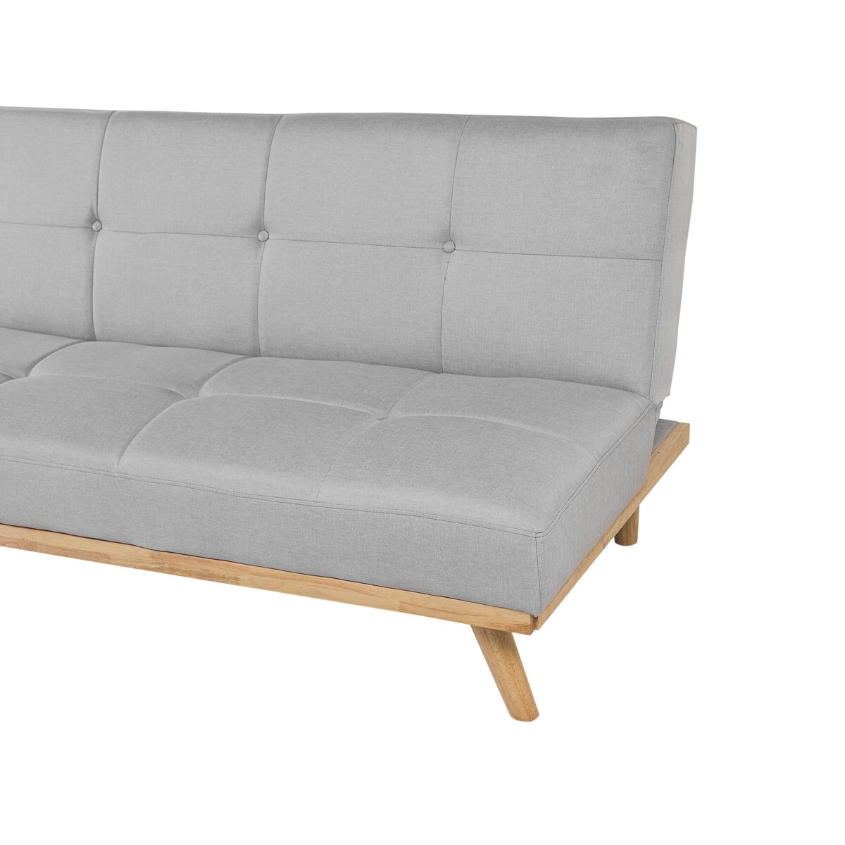 Sofa rozkładana jasnoszara FROYA