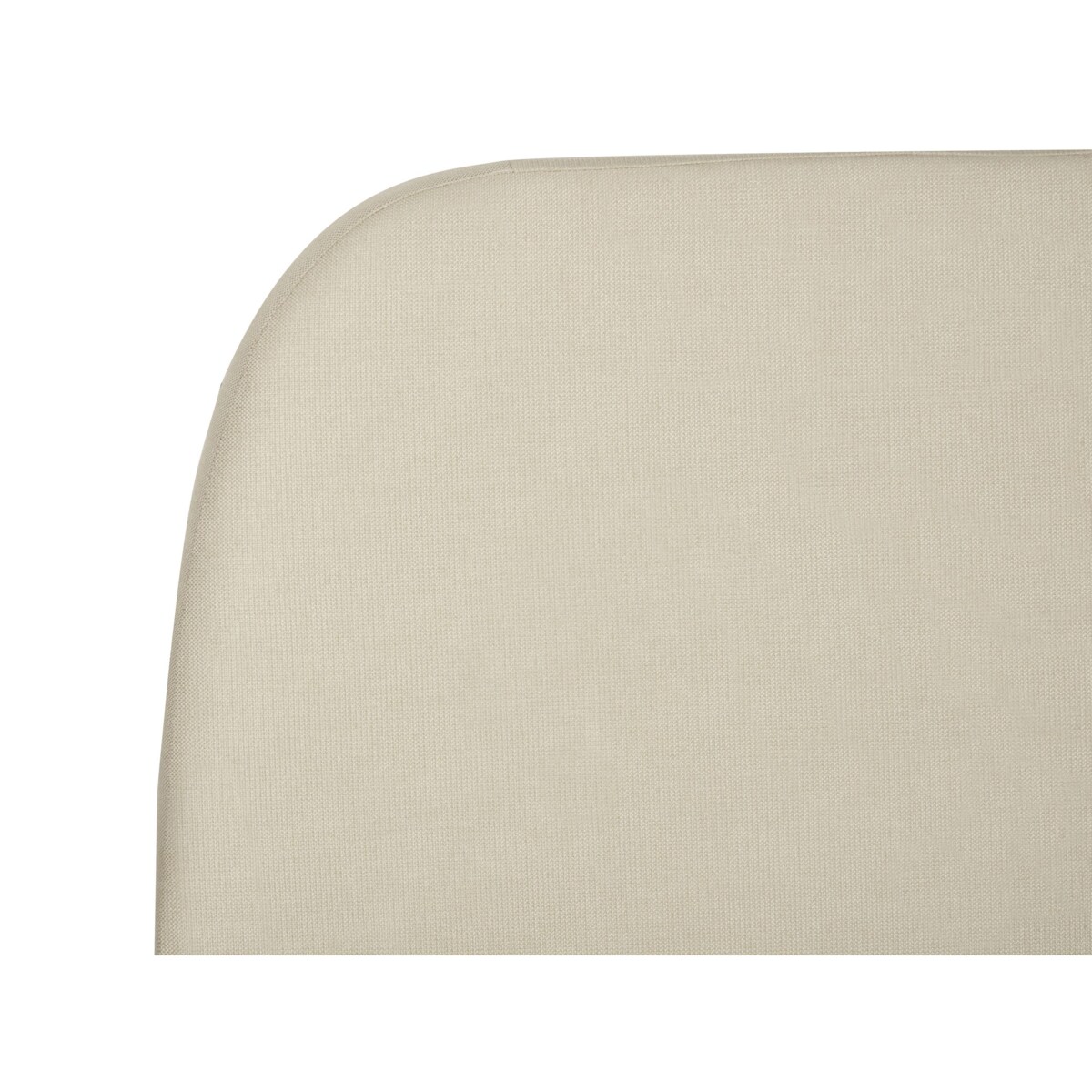 Łóżko tapicerowane 160 x 200 cm beżowe ROISEL