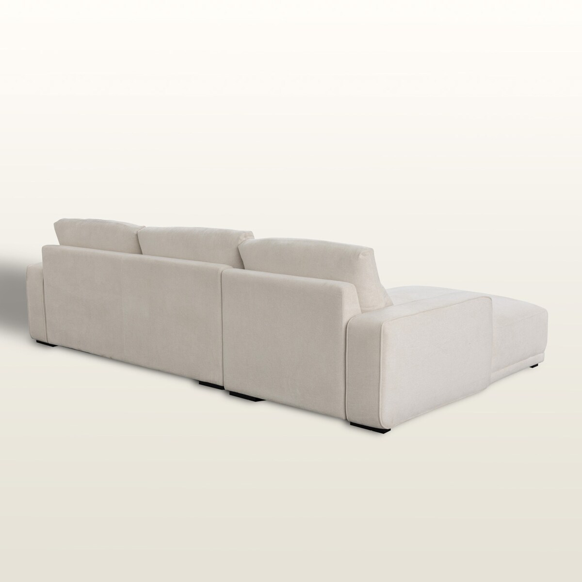 Sofa Silkeborg crème white lewa, 305x105x85 cm